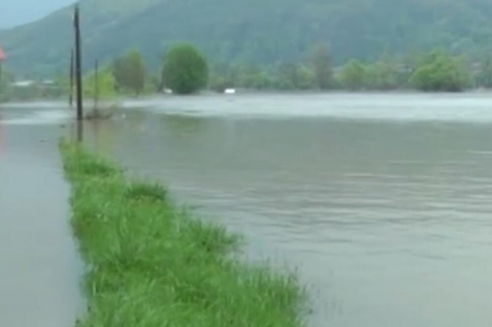 Požega, poplava, Foto: Screenshot (Blic TV)