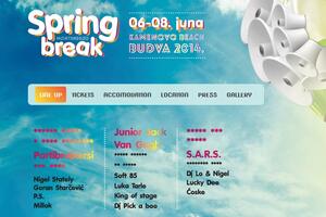 Spring Break Montenegro festival od 6. do 8. juna