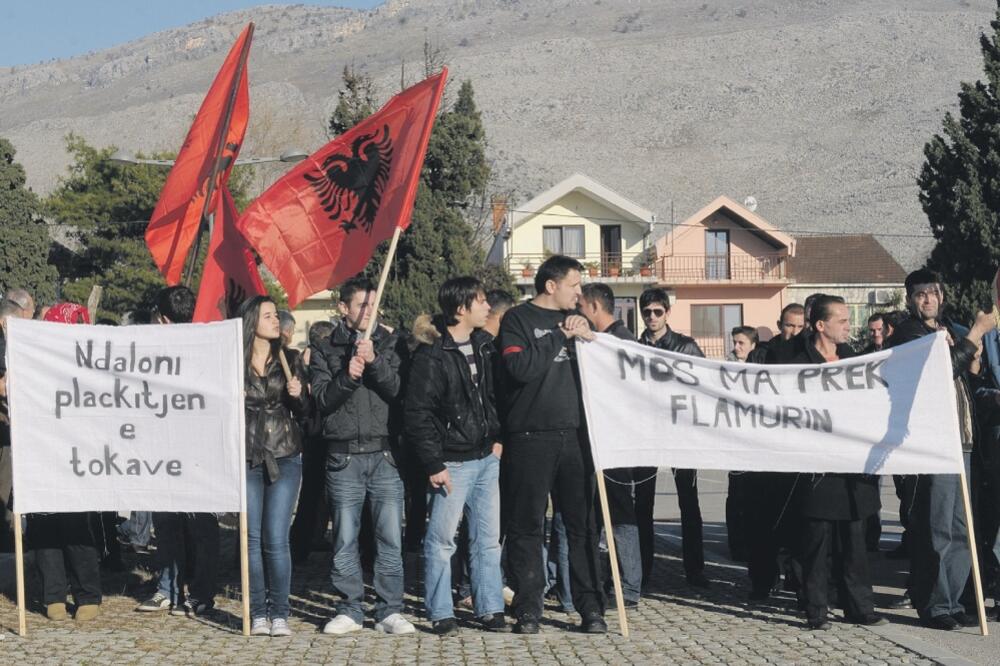 Protesti, Tuzi, Foto: Savo Prelević