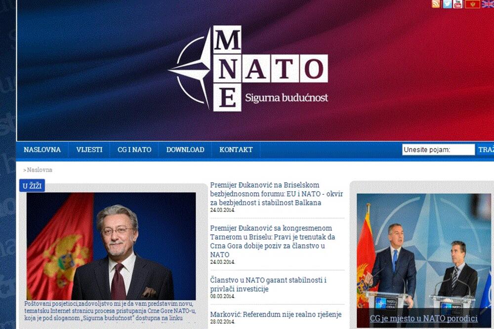 Sajt NATO, Foto: Screenshot