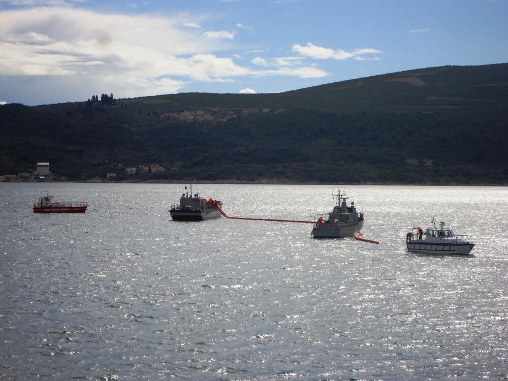 Mornarica VCG, vježba