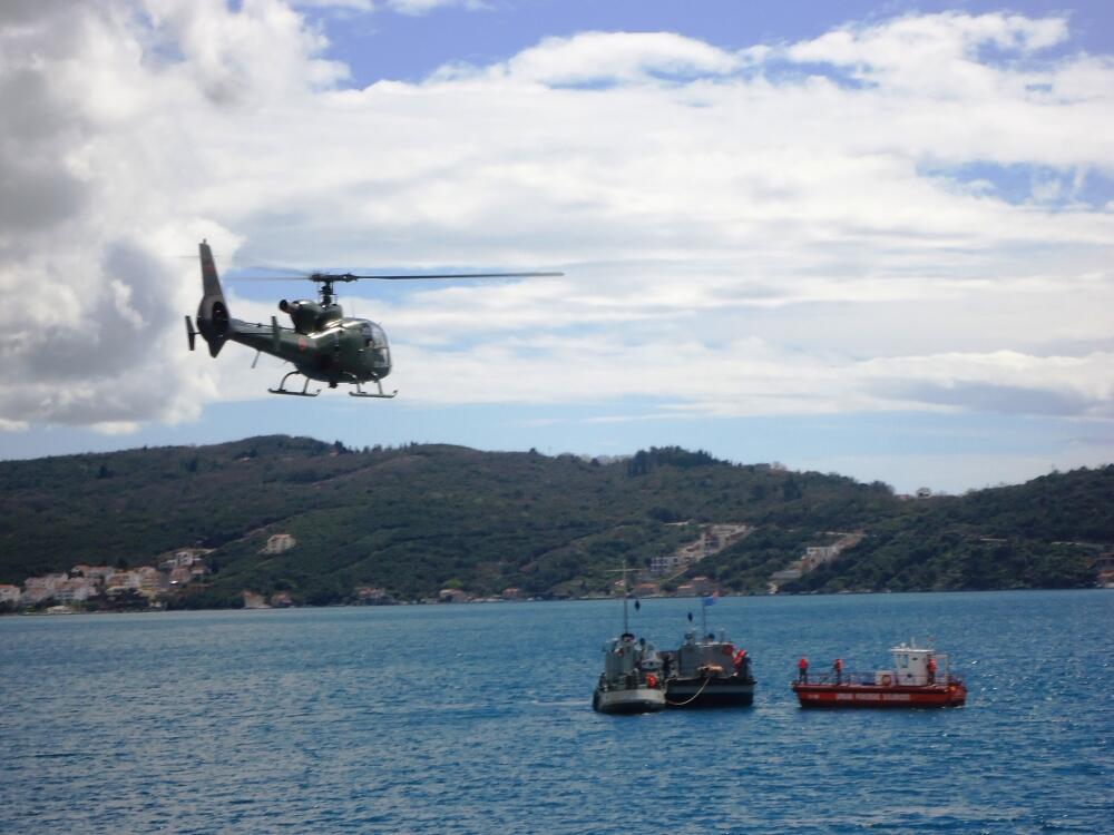 Mornarica VCG, vježba