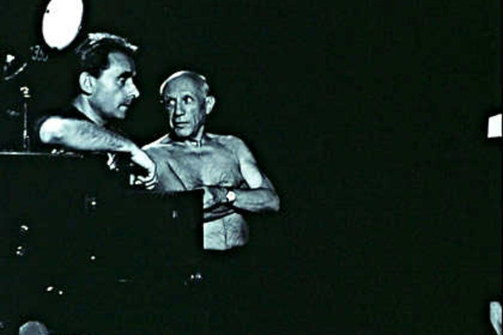 Pikaso i Kluzo na snimanju, Foto: Ikono.org