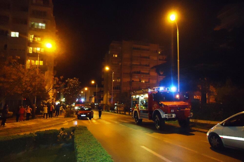 Tivat, lažna bomba, Foto: Siniša Luković