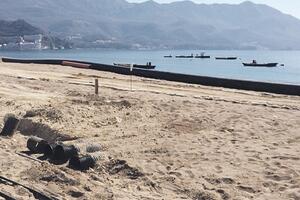 Morsko dobro requests that the construction on the Bečići beach be completed by the 15th...