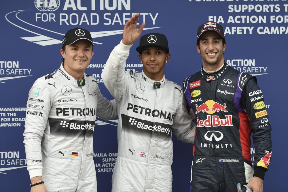 Rozberg, Hamilton, Rikardo, Foto: Beta AP