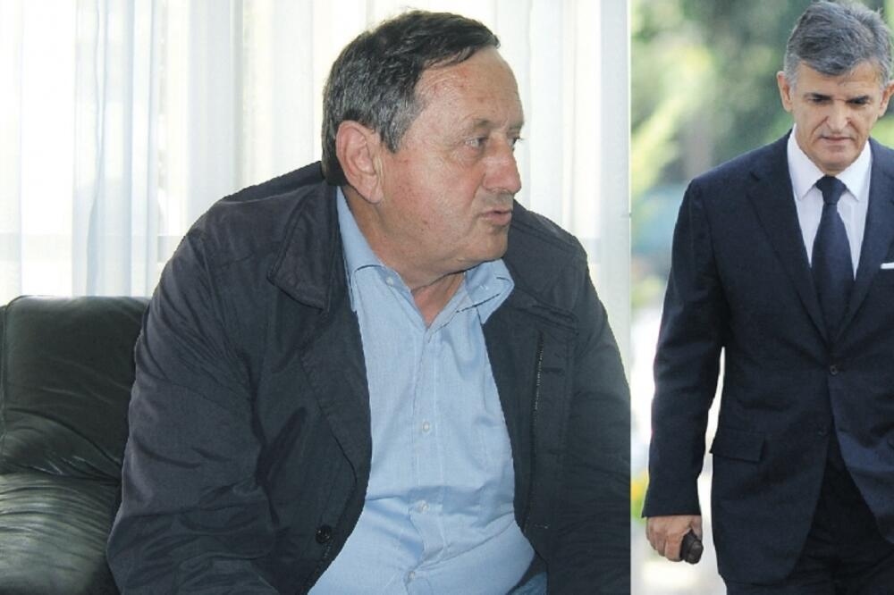 Ljubo Rađenović i Svetozar Marović (novine), Foto: Montaža