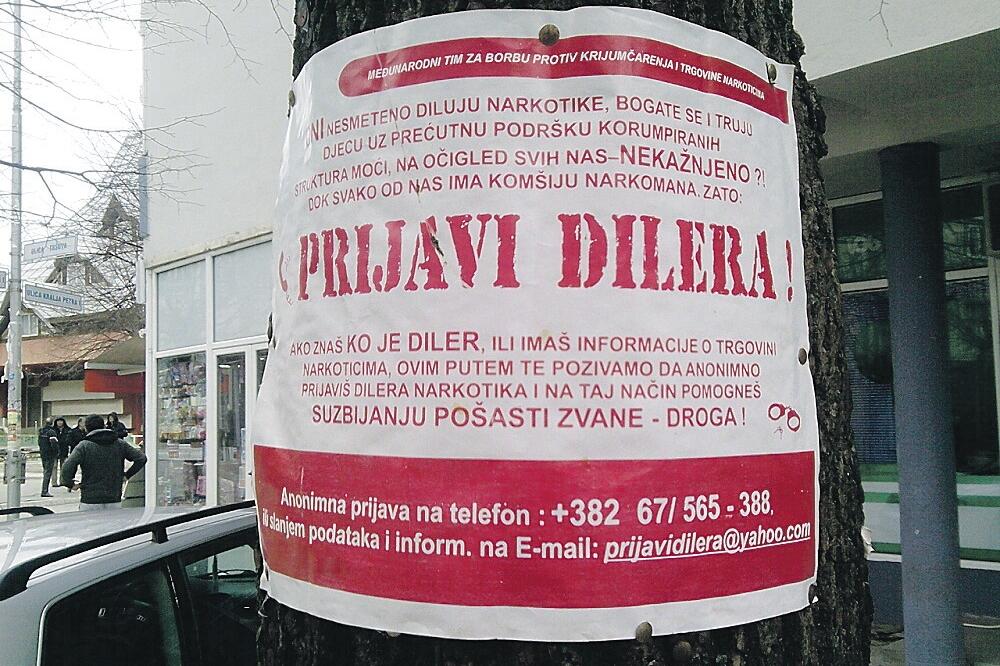 dileri droge u Pljevljima, Foto: Goran Malidžan