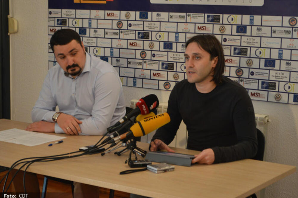 Dragan Koprivica i Đorđije Brkuljan iz CDT-a, Foto: CDT