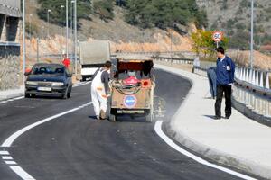 Zabrana saobraćaja na starom putu ka Danilovgradu