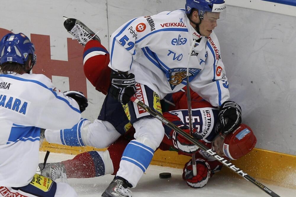hokej Rusija - Finska, Foto: Reuters