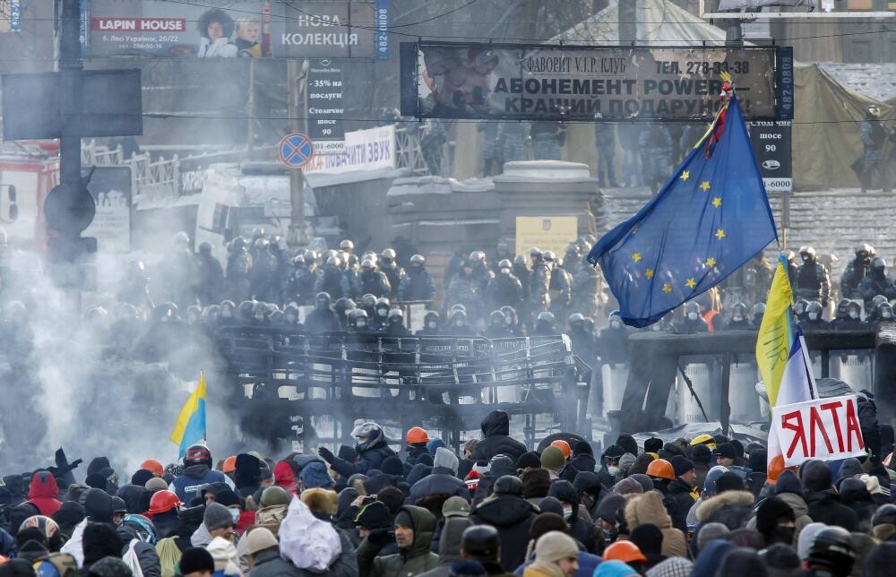 Ukrajina protest, Kijev protest