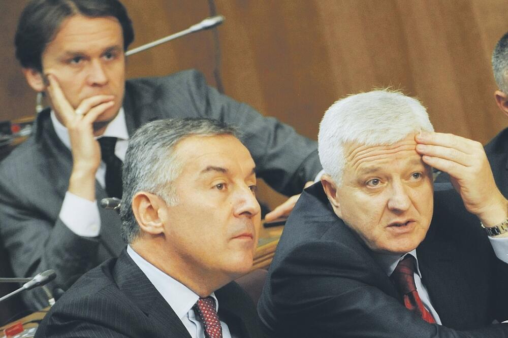 Milo Đukanović, Duško Marković, Foto: Savo Prelević