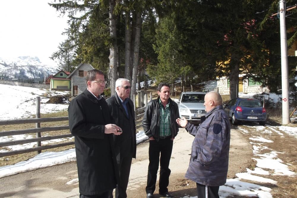 Žabljak,  Vesko Vojinović, Isailo Šljivančanin, Radenko Radulović,, Foto: Obrad Pješivac