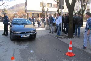 Bijelo Polje: Djevojčica lakše povrijeđena u saobraćajnoj nezgodi