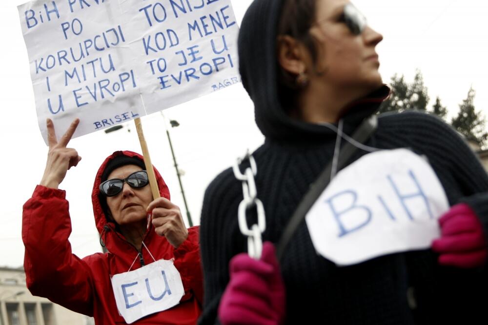 Bosna protesti, Foto: Reuters