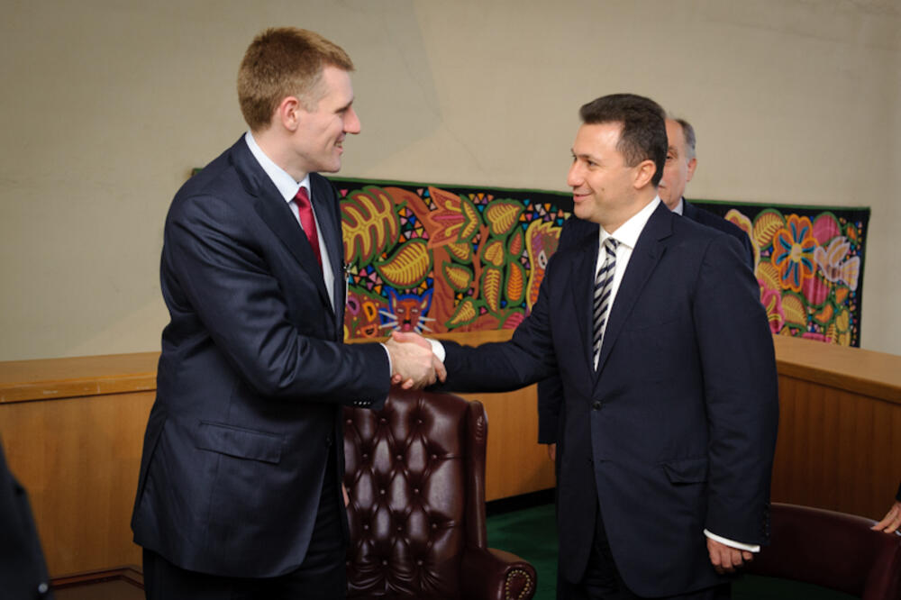 Igor Lukšić, Nikola Gruevski, Foto: Duško Miljanić