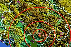 Zemljotres jačine 2.9 Rihtera pogodio Crnu Goru