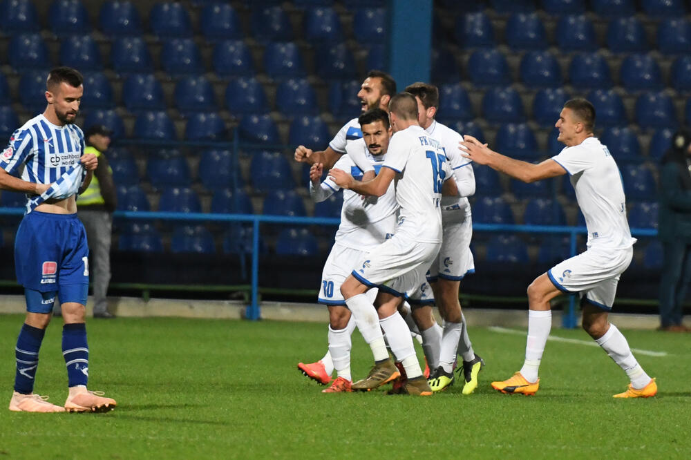 Detalj sa meča Budućnosti i Sutjeske, Foto: Savo Prelević