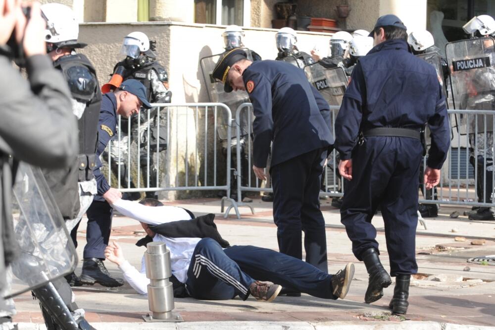 protest Podgorica, Foto: Savo Prelević
