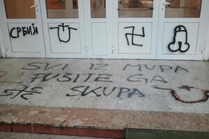 Tivat: Uhapšeni zbog ispisivanja uvrjedljivih grafita