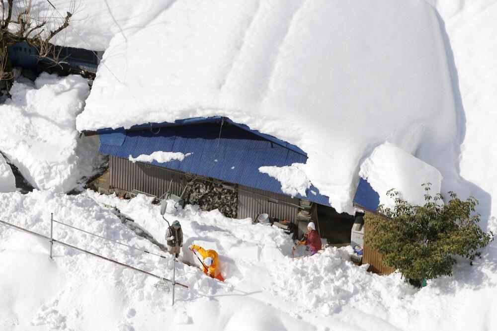 Snijeg u Japanu, Foto: Reuters