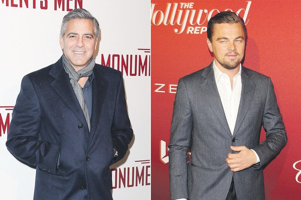 Leonardo Dikaprio, Džordž Kluni, Foto: Wordpress