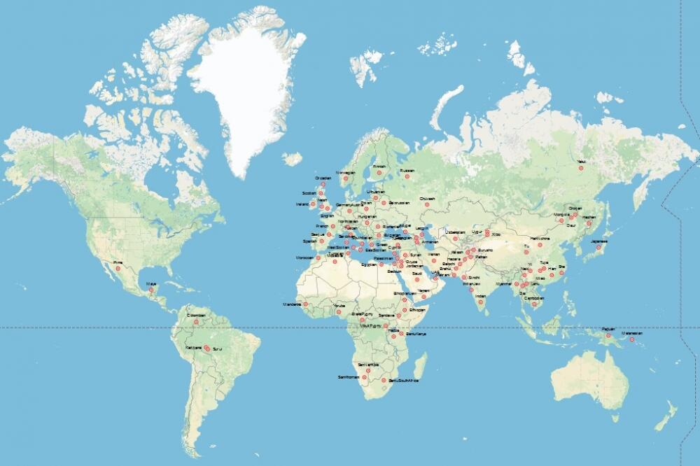 Mapa svijeta, Foto: Screenshot