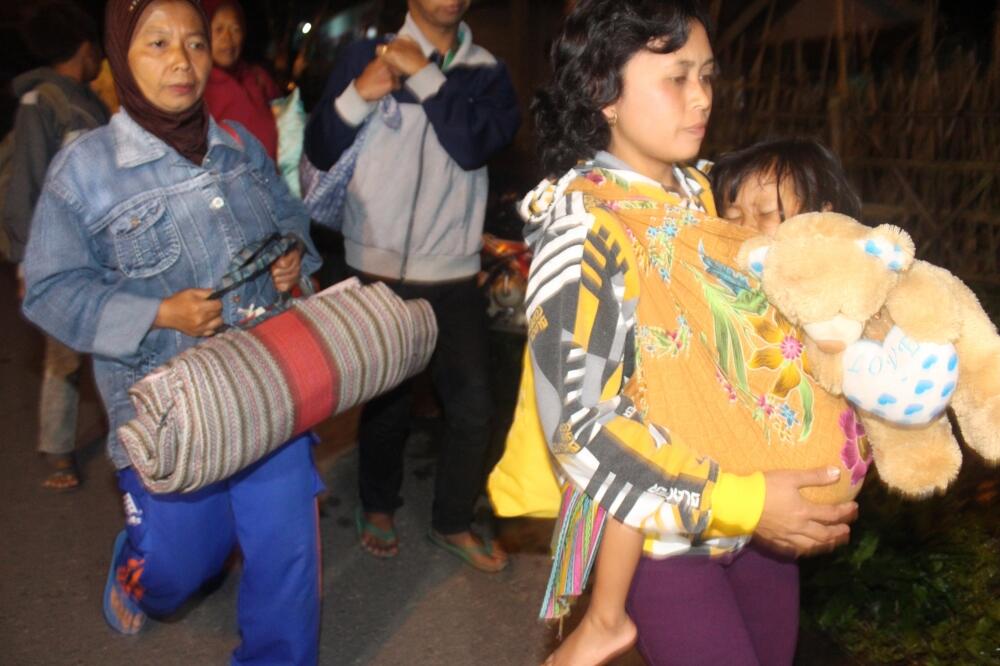 Indonezija, evakuacija, Foto: Beta/AP