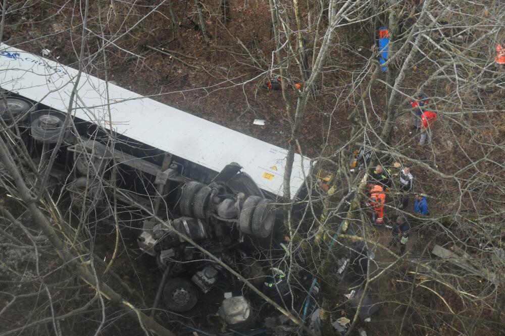 Crkvine nesreća šleper, Foto: Dragana Šćepanović