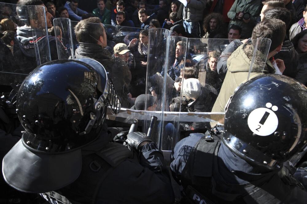 Priština, protest, Foto: Reuters