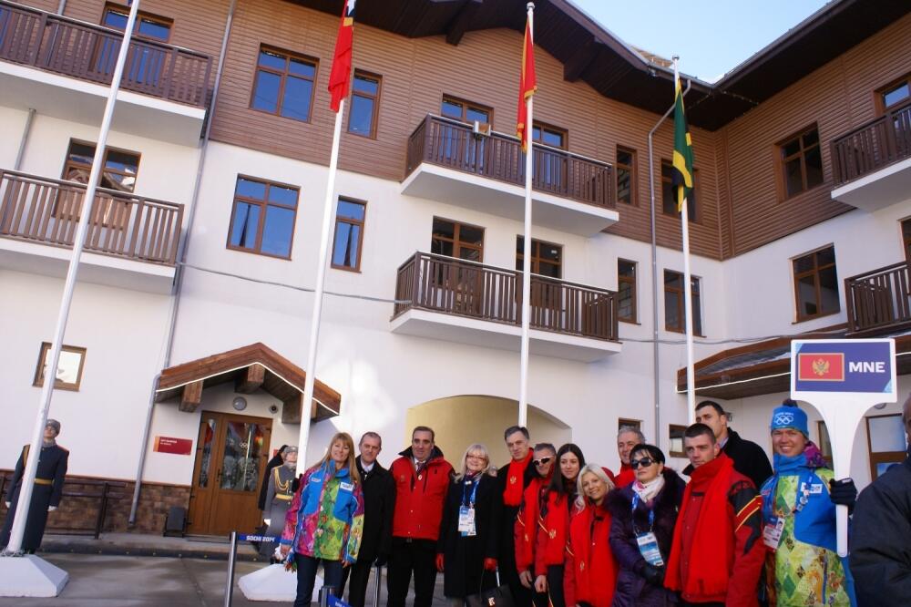 Podizanje zastave Soči, Foto: Crnogorski olimpijski komitet