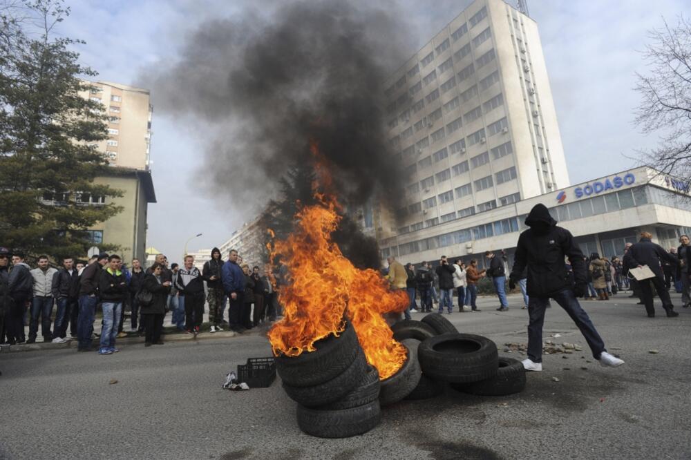 Protesti u Tuzli, Foto: AP Photo
