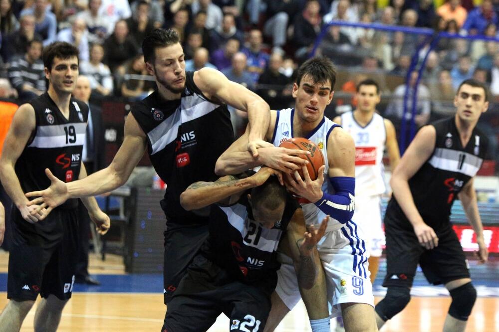 Cibona - Partizan, Foto: Beta/Hina