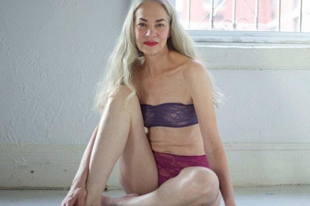 Sexiness has no expiration date: a 62-year-old woman in an
