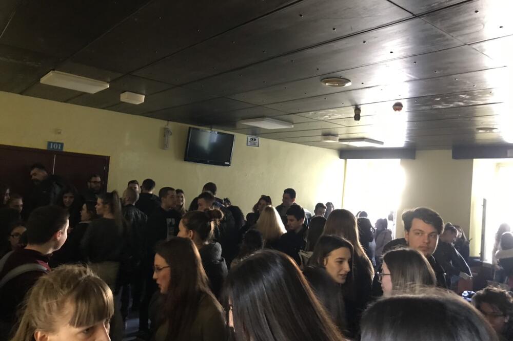 Studenti fakulteta danas bojkotovali nastavu, Foto: Privatna arhiva