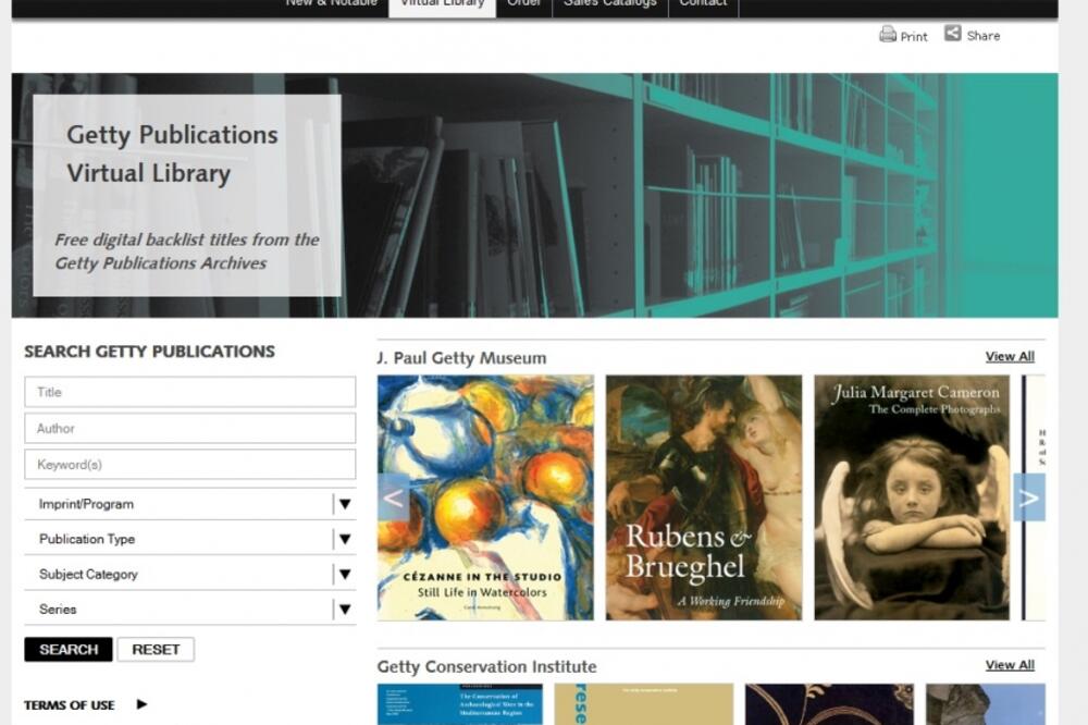 Getty Publication, Foto: Screenshot