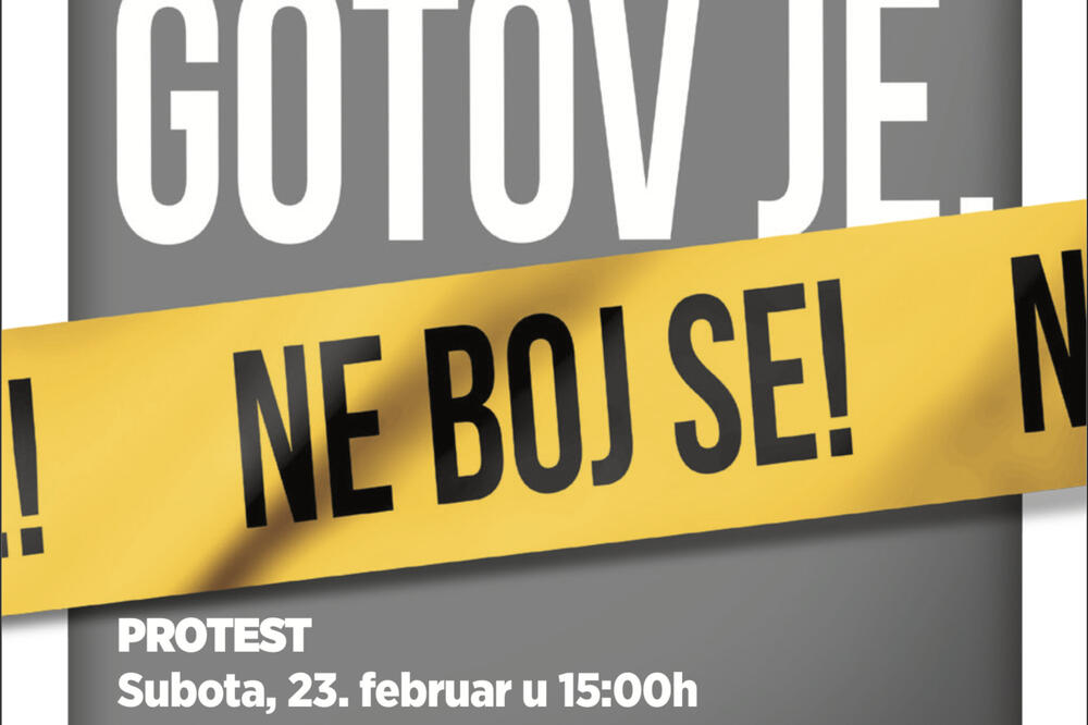 Najava protesta, Foto: Demokratska Crna Gora