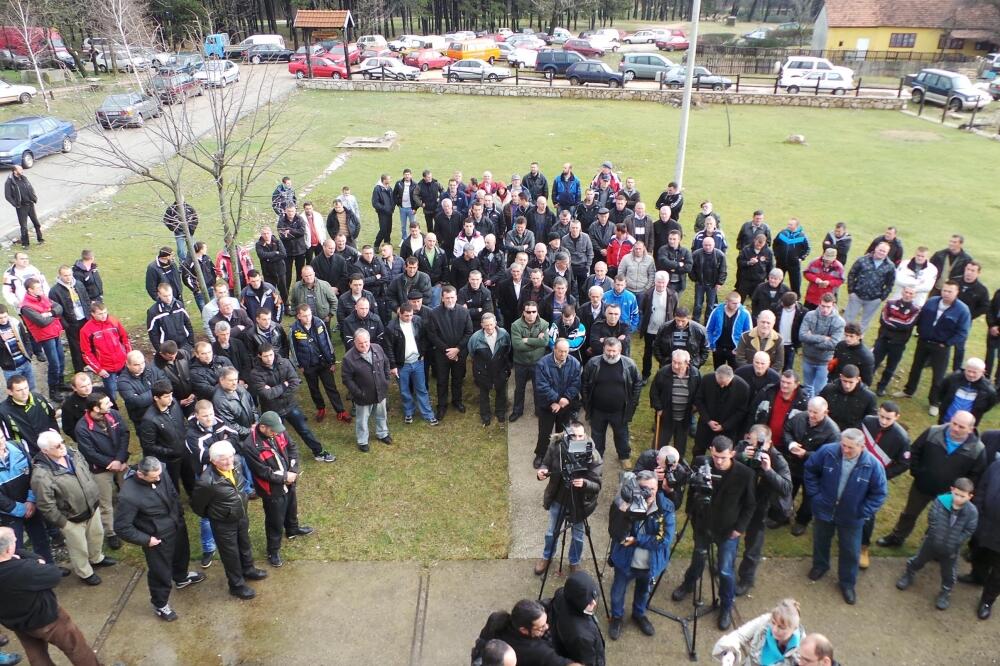 Protest lovaca u Nikšiću, Foto: Ivan Petrušić
