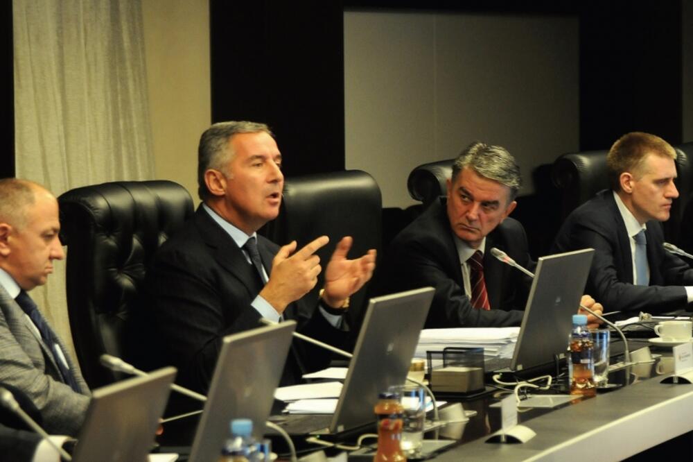 Vujca Lazović, Milo Đukanović, Foto: Boris Pejović