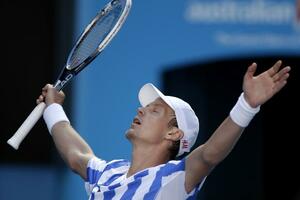 Berdih prvi polufinalista Australijen opena