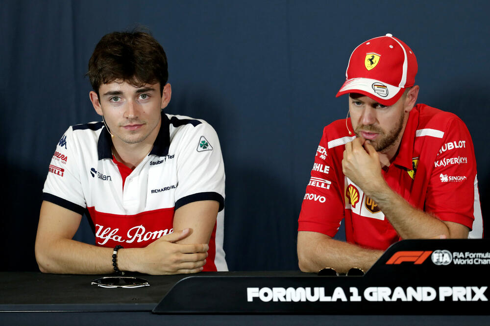 Tandem Ferarija Šarl Lekler i Sebastijan Fetel, Foto: Reuters