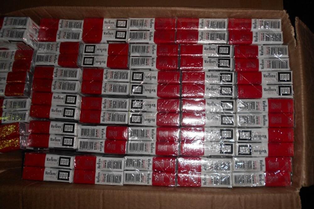 Oduzete cigarete, Foto: Uprava carina