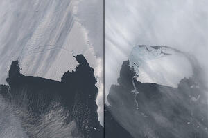 Otapanje lednika Pajn Ajlend nepovratno, nivoi mora veći