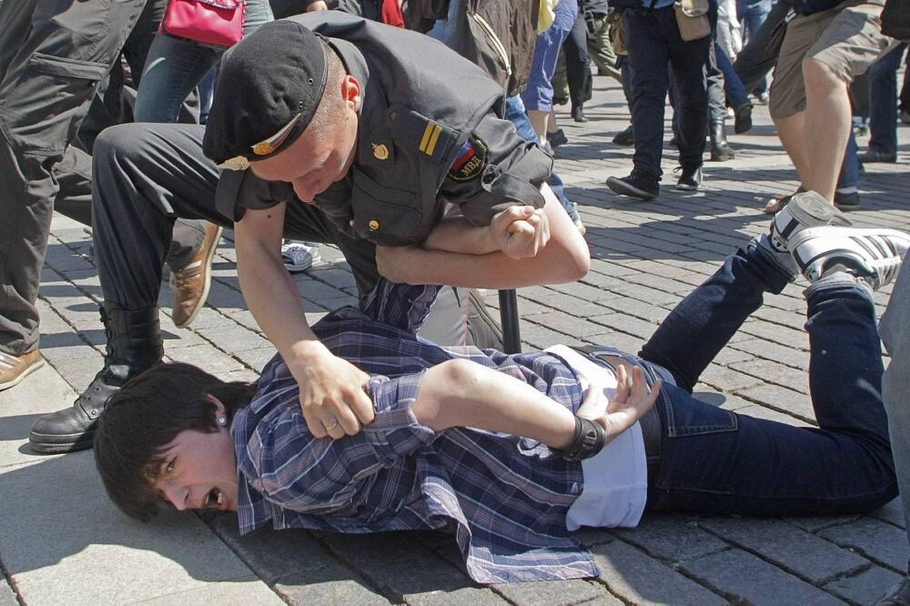 Rusija gej parada, Foto: Beta