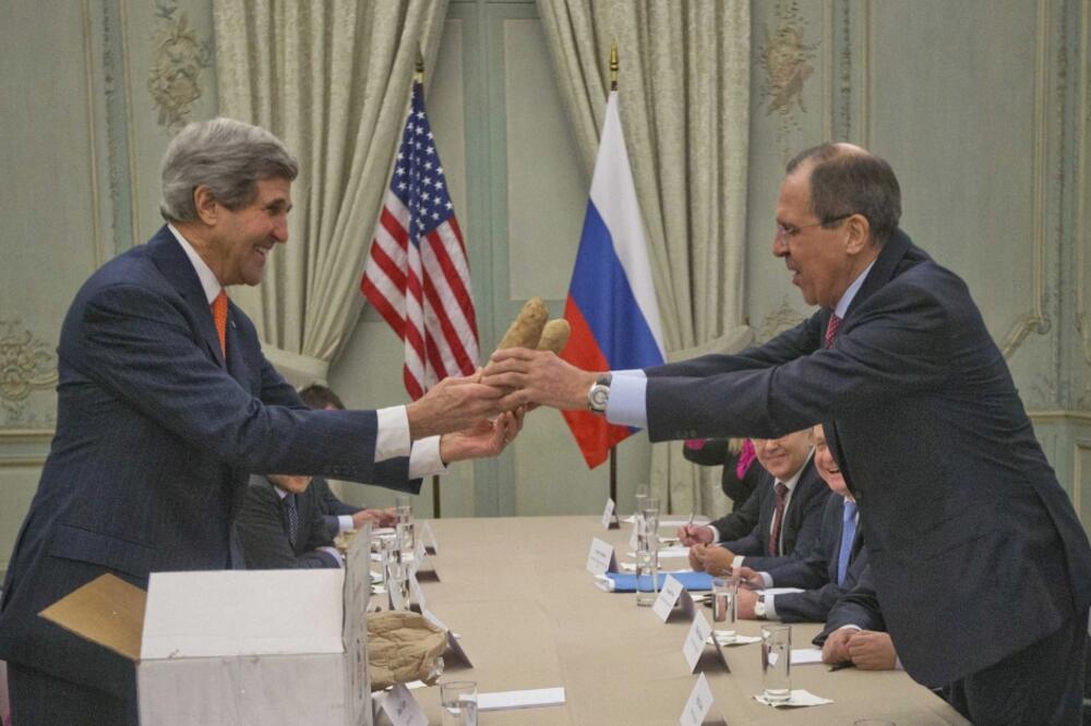 Lavrov i Keri, Foto: Reuters