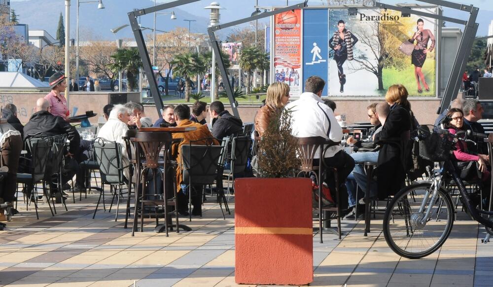 Podgorica, bašte, šetnja