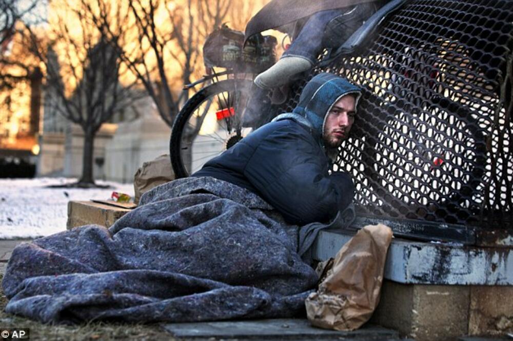 Nikolas Simons, beskućnik, Foto: USA Today/Associated Press