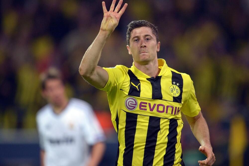 Borusija Dortmund, Robert Levandovski, Foto: FoNet/EPA