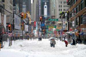 Vanredno stanje u Njujorku zbog snijega i vijavice